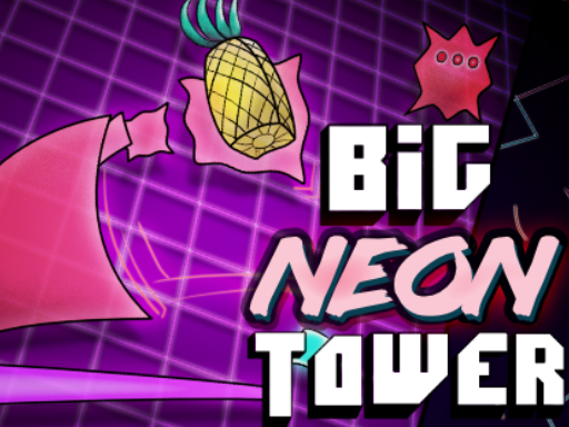 Giant NEON Tower VS Tiny Sq