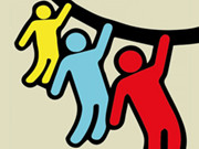 Prepoznatljiva poslovica spašavanja užetom